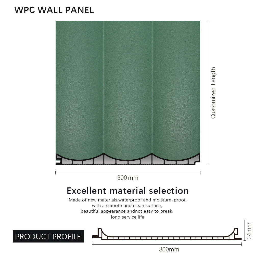 لوحة حائط WPC داخلية مقاومة للماء من PVC مع ديكور خشبي لتطبيقات ديكور الفنادق